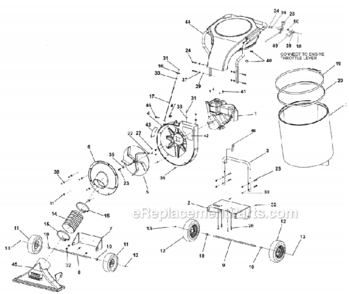 Parts_Assembly Diagram and Parts List for 5612-00-01  Little Wonder Leaf Blower / Vacuum